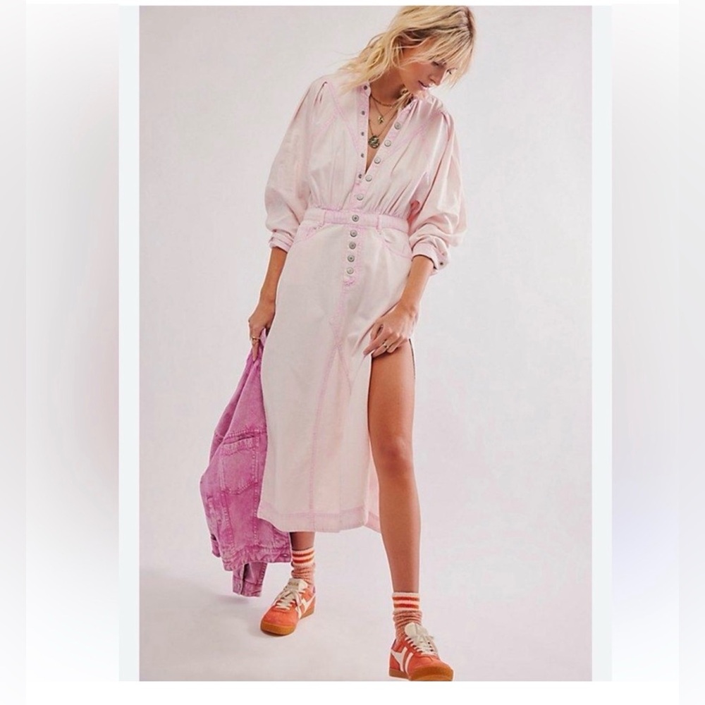 We the free MAD woman’s LOVE DRESS IN PINK QUARTZ Free people dress new w tags